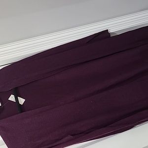 Gap purple open cardigan